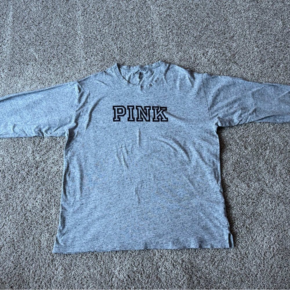 PINK Victoria's Secret Heather Gray Top